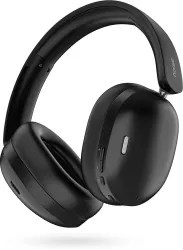 Noise Airwave Max XR, 120H Segment Best Playtime, ANC, HFA Tech, Dual Pairing, BT V6.0 Bluetooth Headset (Carbon black,