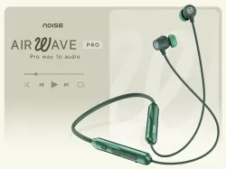 Noise Airwave Pro with ANC, 60 Hrs of Playtime, Low latency(Up to 40ms), 3 EQ Modes Bluetooth Headset (Metallic Green, I