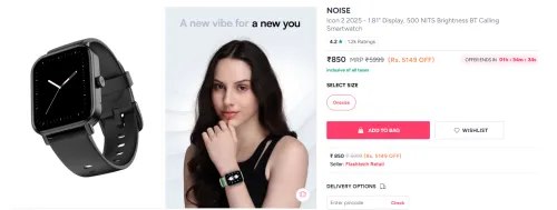 Image of NOISE Brightness BT Calling Smartwatch