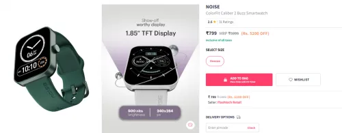 Image of NOISE Bt Calling Smartwatch