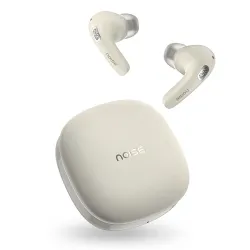 Noise Newly Launched Buds E1 V2 in-Ear Truly Wireless Earbuds with Pebble Grain Design, 35H of Playtime, Quad mic ENC,10mm Driver, Low Latency, BT v5.3 (Dune Beige)