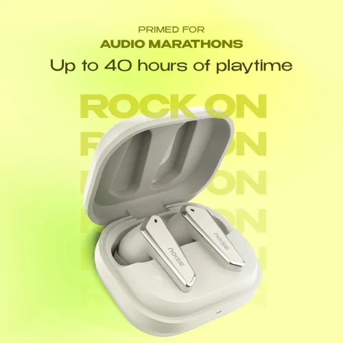 Image of Noise Buds N1 Truly Wireless Earbuds with Chrome Finish, 40H of Playtime