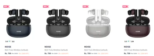 Image of Noise Buds NEO TWS Earbuds Starting at ₹799