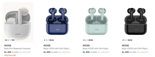Image of Noise Earbuds Starting at ₹899