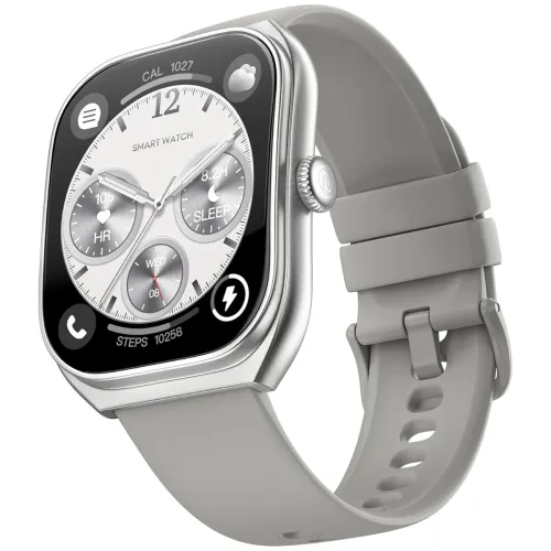 Image of Noise Icon Arc Curved Display Smartwatch Silver Grey