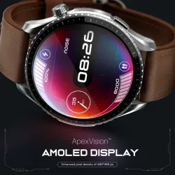 Noise Origin 1.46 AMOLED Display with All New Nebula UI,EN1 Processor & Fast Charging Smartwatch (Classic Brown Strap, R