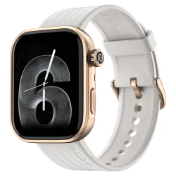Noise Pro 6 Smart Watch:Intelligent AI, Endless AI Watch Faces, AI Companion, 1.85” AMOLED, EN2 Processor, Nebula UI 2.0, Emergency SOS, Compatible with iOS & Android(Ivory Gold)