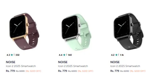 Image of Noise Smart Watch at Starting @ ₹779
