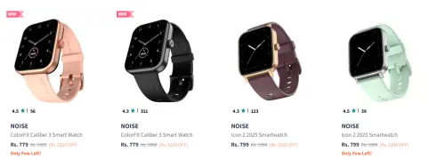 Image of NOISE Smart Watch starting @ ₹779
