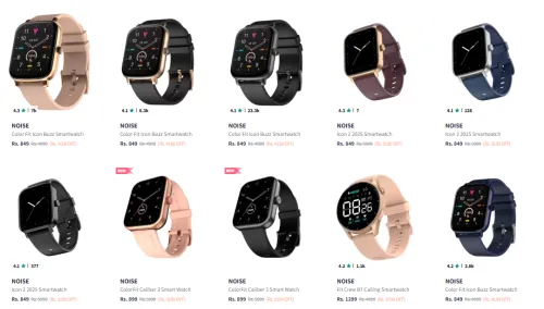 Image of Noise Smart Watch starting @ ₹849
