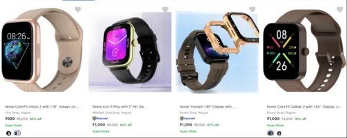 Image of Noise Smart Watch upto 85% Discount