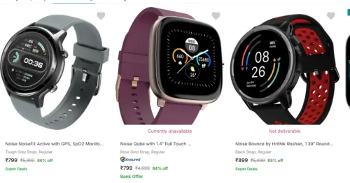 Image of Noise Smart Watches Starting at ₹799