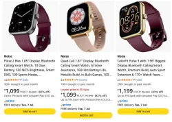 Noise Smartwatch at minimum 80% Discount