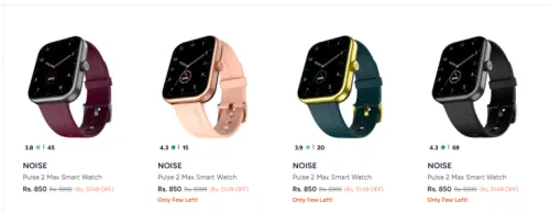 Image of Noise Smartwatch From ₹850