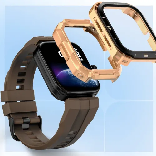 Image of Noise Triumph Smartwatch (Brown Strap)