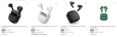Image of Noise True Wireless at minimum 70% Discount