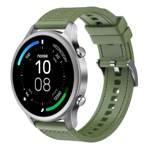 Image of NoiseFit Halo Limited Edition 1.43\' AMOLED Display, Bluetooth Calling Round Dial Smart Watch, Premium Metallic Build, A