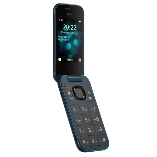 Image of Nokia 2660 Flip 4G Volte keypad Phone with Dual SIM, Dual Screen, inbuilt MP3 Player & Wireless FM Radio |.