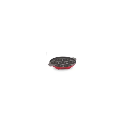Image of Non-Stick Aluminium Appam Patra 7 Cavity, Red, Standard