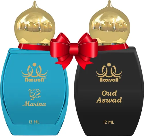 Image of Noorson Marina & Oud Aswad Attar 12ml * Pack of 2