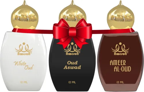 Image of Noorson Oud Attar Pack of 3 – 12ml Each