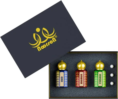 Image of Noorson Perfection Oud, Majmua & Firdaus Perfume Set Pack of 3