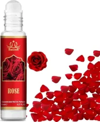 Noorson Rose Attar Perfume for Unisex - Pure, Natural Long Lasting Attar 8 ML- Herbal Attar (Rose)