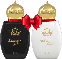 Noorson Shanaya & White Oud Roll-On Attar 12ml * 2