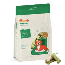 Nootie Veg Biscuits with Spinach Flavour for Adult Dogs - 900g | 100% Vegetarian, High-Fibre, Nutrient-Rich Treats (Pack of 1)