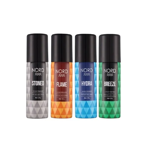 Image of NORD Intense Deodorant Spray Travel Pack Gift Set for Men 40ml