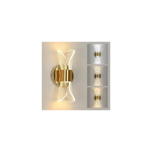 Image of Nordic 12W LED Wall Light Golden