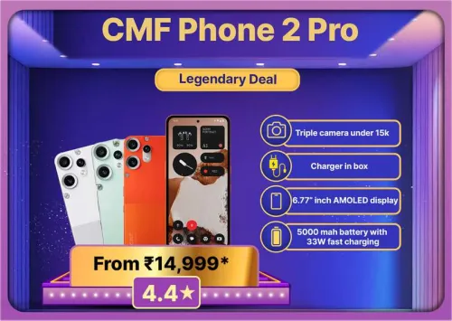 Image of Nothing Phone 2 Pro @ ₹14999 on Flipkart big Billion Days Sale