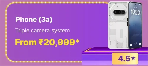 Image of Nothing Phone (3a) @ ₹20999 on Flipkart big Billion Days Sale