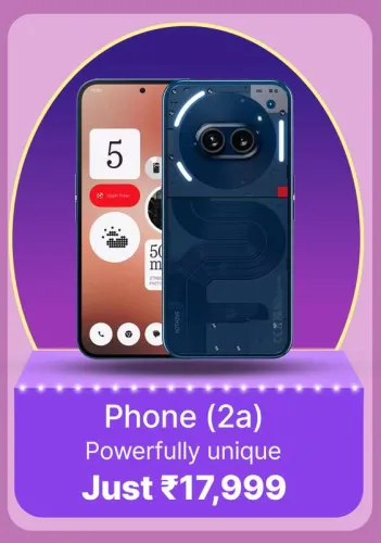 Image of Nothing Phone (2a) 5G @ ₹17999 on Flipkart big Billion Days Sale