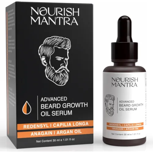 Image of Nourish Mantra Advanced Beard Growth Oil Serum -30ml
