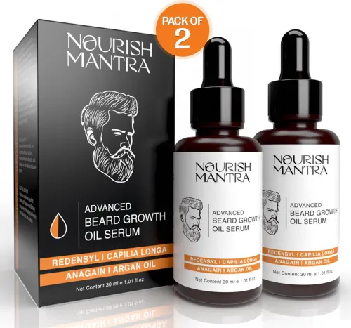 Image of Nourish Mantra Advanced Beard Growth Oil -60ml