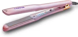 NOVA 2 in 1 Straight and Curl NHS 906 Hair Straightener (Pink)
