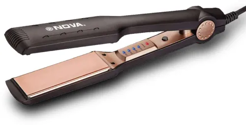 Image of NOVA Temperature Control Professional NHS 9O1 Hair Straightener (Black & Gold)