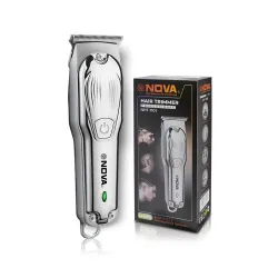 NOVA NHT 1101 Trimmer 120 min Runtime 4 Length Settings (Silver),Men,Lithium Ion Battery