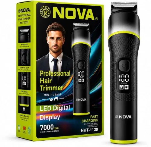 Image of NOVA NHT 1139 Trimmer 100 min Runtime 9 Length Settings