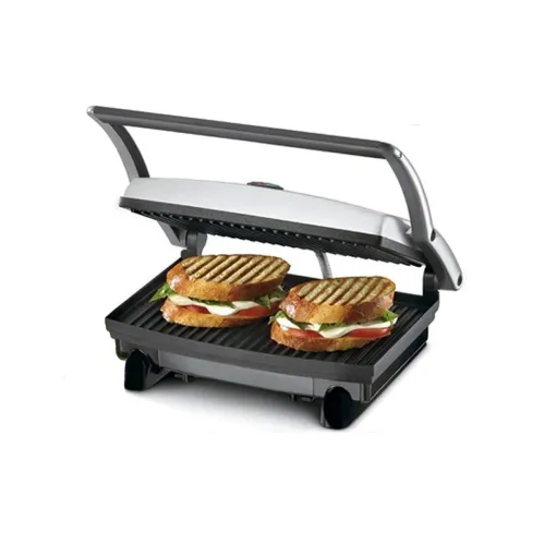 Image of Nova NSG 2439 700 Watt Panini Grill Sandwich Maker (Black/Grey)