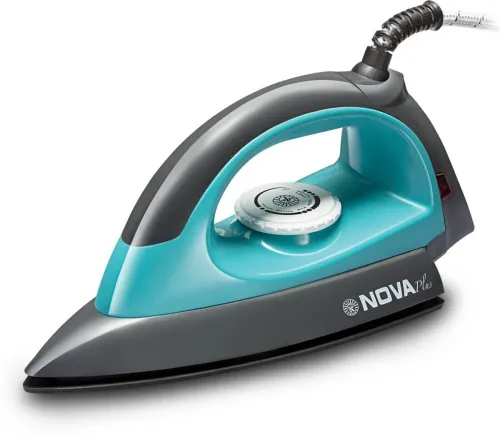 Image of Nova Plus by Nova Amaze NI 10 1100 W Dry Iron  (Grey & Turquoise)