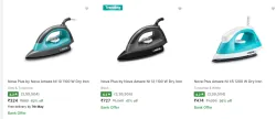 Nova Plus Dry Irons Starting at just ₹324