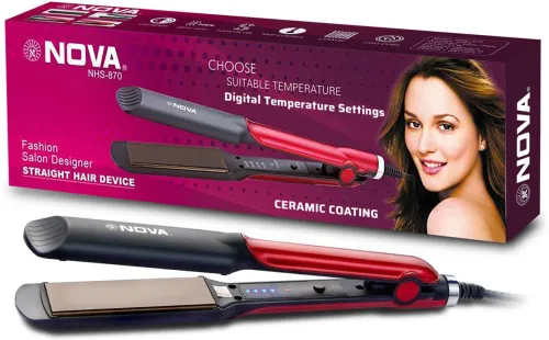 Image of NOVA Temperature Control Professional NHS 870 Hair Straightener 