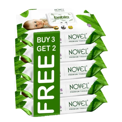 Image of Novel Baby Wet Wipes 400 Wipes