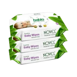 NOVEL Baby Wipes 72 Sheets / Pack (216 Wipes)