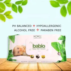 NOVEL Baby Wipes 72 Sheets /Pack (288 Wipes)