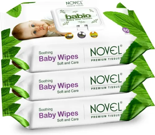 Image of NOVEL Baby Wipes 80 Sheets pack