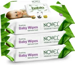 NOVEL Baby Wipes 80 Sheets pack
