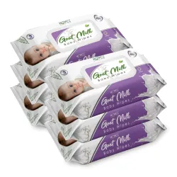 Novel Goat Milk Baby Wipes 72s Sheet Pack Of 6